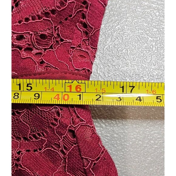 Rachel Parcell Womens Plus Size 14 V-Neck Floral Lace Mini Dress NWT - Picture 11 of 14